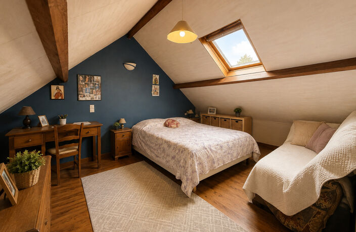BECQUIGNY - ANCIEN CORPS DE FERME - MAISON - DEPENDANCES - J — photo 5