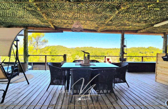 Rocbaron : Mobil home T4 de 57 m² sur un terrain de 290 m² avec terrasse de 100 m², spa, cave de 30 m²... — photo 3