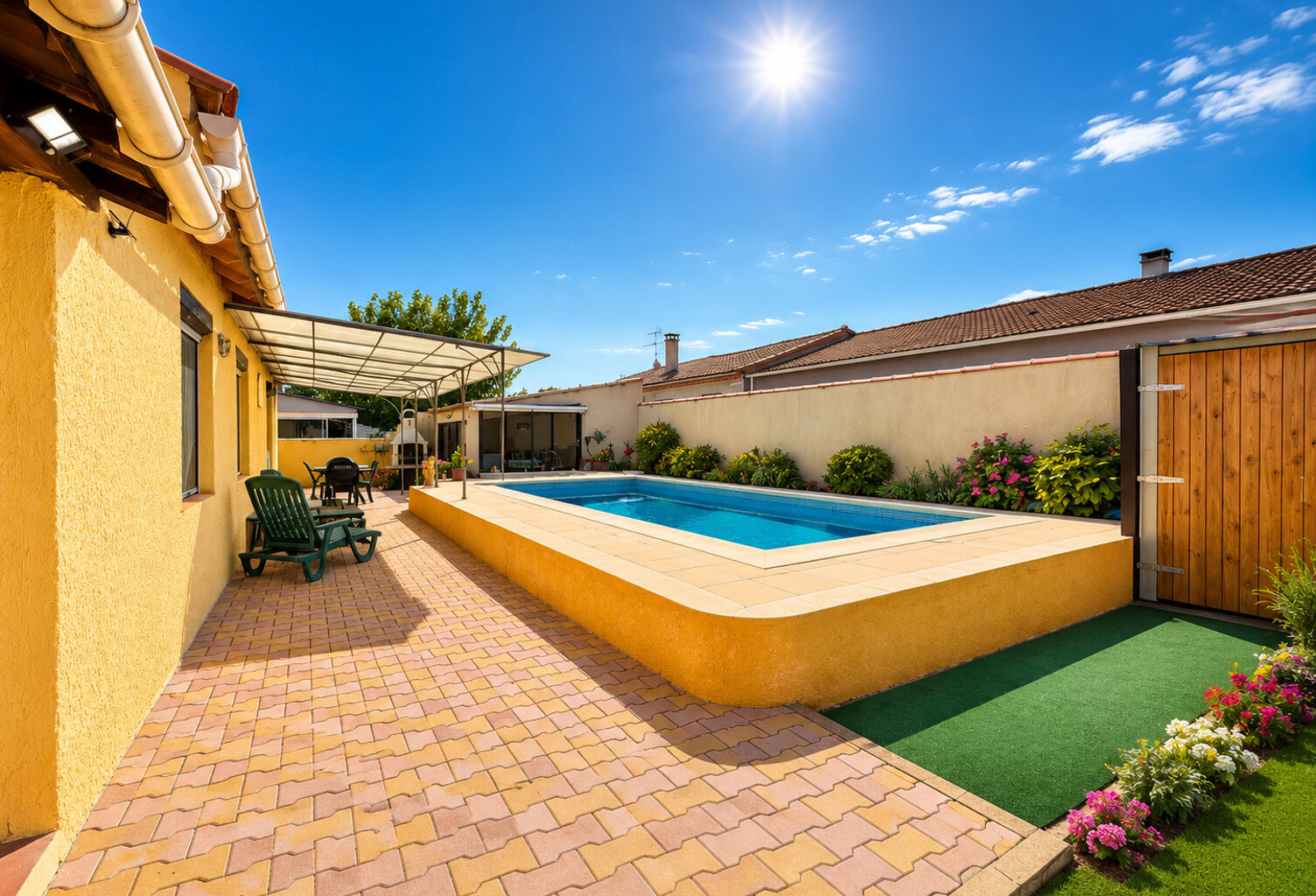 A VENDRE DEPT 30 (GARD) AIMARGUES VILLA PP 3 CHAMBRES JARDIN — photo 1