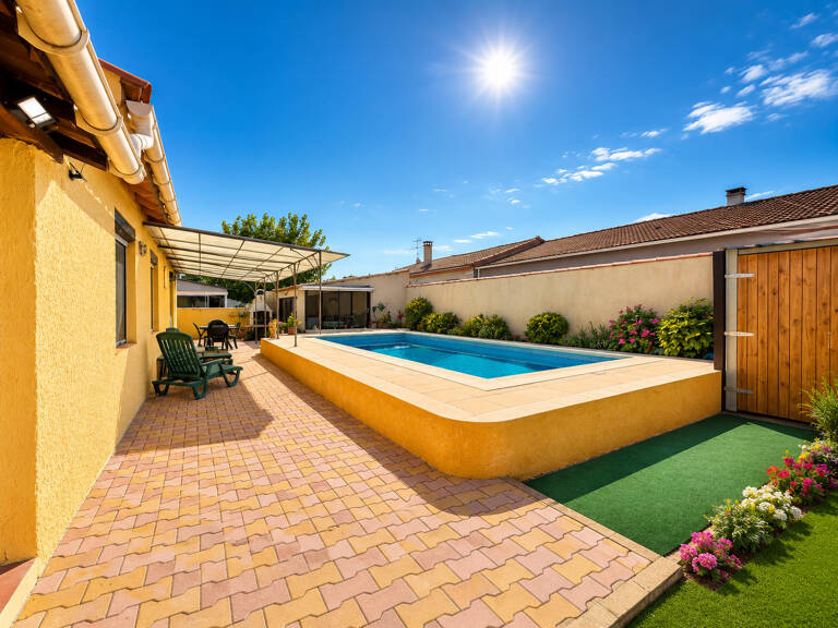 A VENDRE DEPT 30 (GARD) AIMARGUES VILLA PP 3 CHAMBRES JARDIN — photo 1