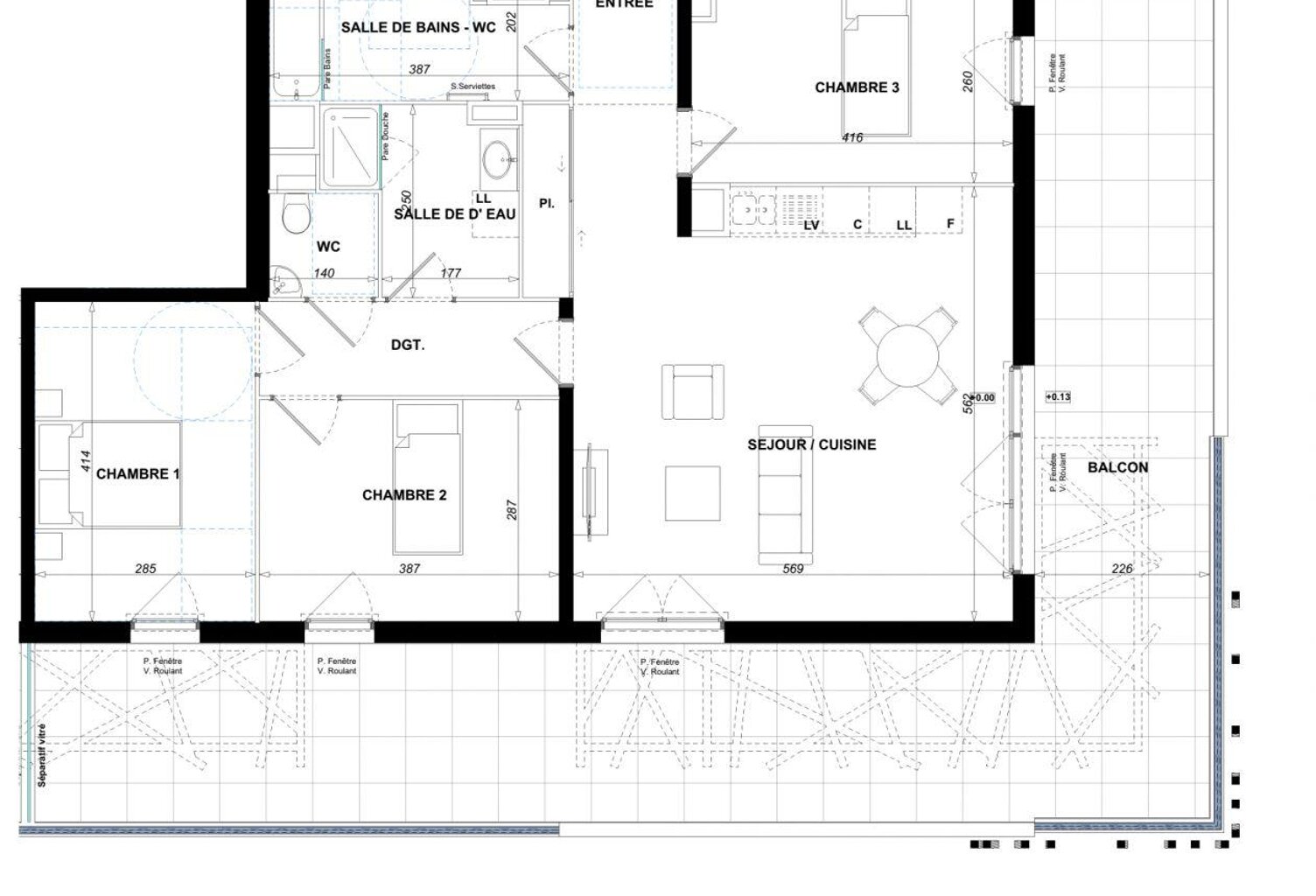 Vente Appartement 4 pièces — photo 1