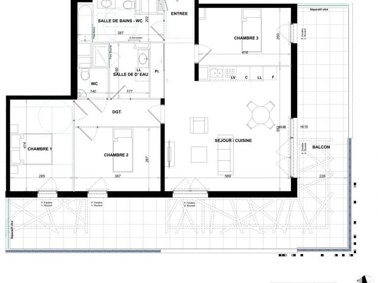Vente Appartement 4 pièces — photo 1