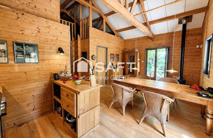 Cazals - Propriété contemporaine en bois au cœur de la nature avec gîte sur pilotis, dépendances — photo 4