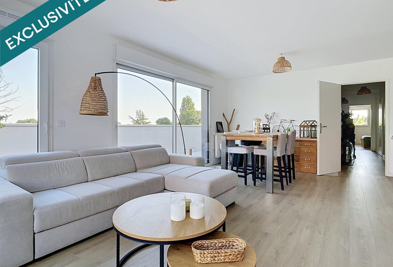 APPARTEMENT AVEC TERRASSE DANS RÉSIDENCE DE STANDING AU COEUR DE PAREMPUYRE. — photo 1