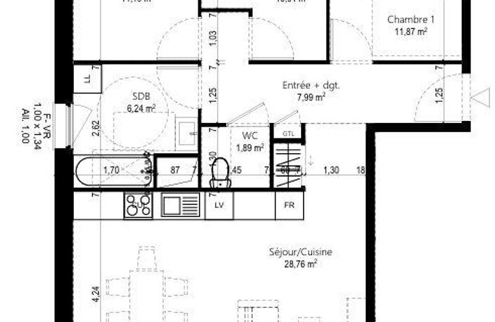Vente Appartement 4 pièces — photo 4