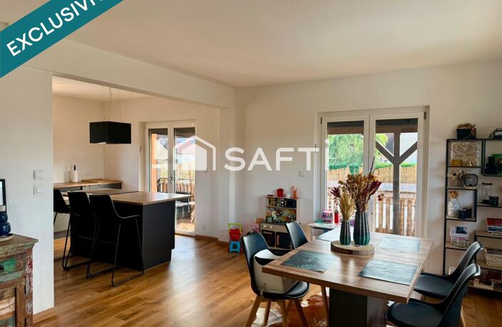 COUP DE CUR  A MORSCHWILLER-LE-BAS, MAISON FAMILIALE ENTIÈREMENT RÉNOVÉE de 139 m2, LUMINEUSE, AU CALME, ET VUE DÉGAGÉE SUR LES VOSGES — photo 2