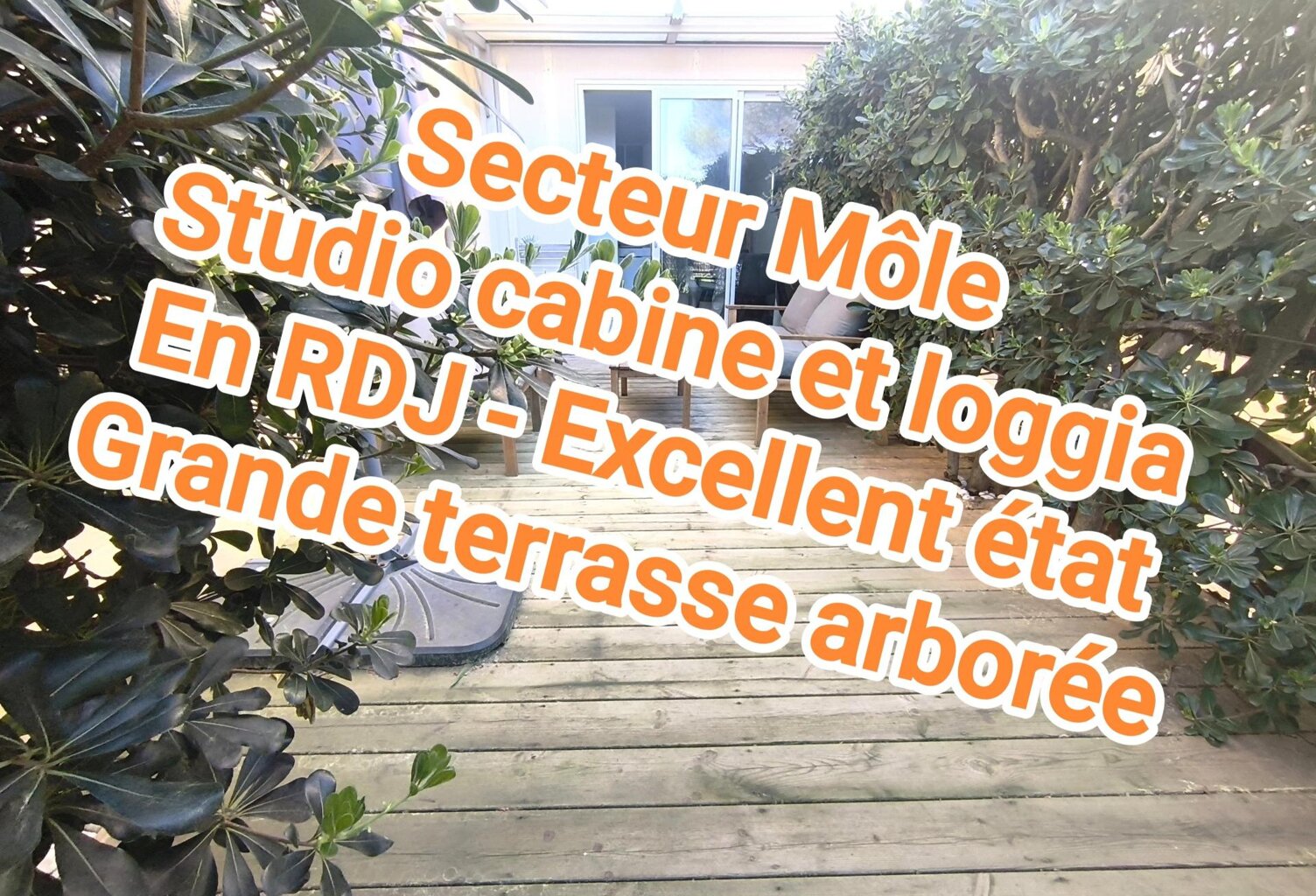 Studio avec terrasse - Proche mer - parking gratuit — photo 1
