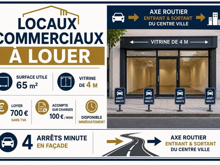 Local à louer  Emplacement stratégique à proximité de la Place Napoléon — photo 1