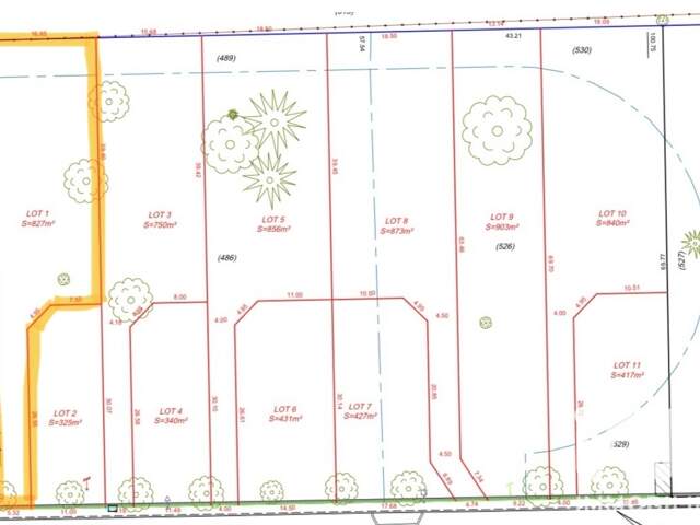 Vente Terrain à bâtir 827 m&sup2; — photo du bien