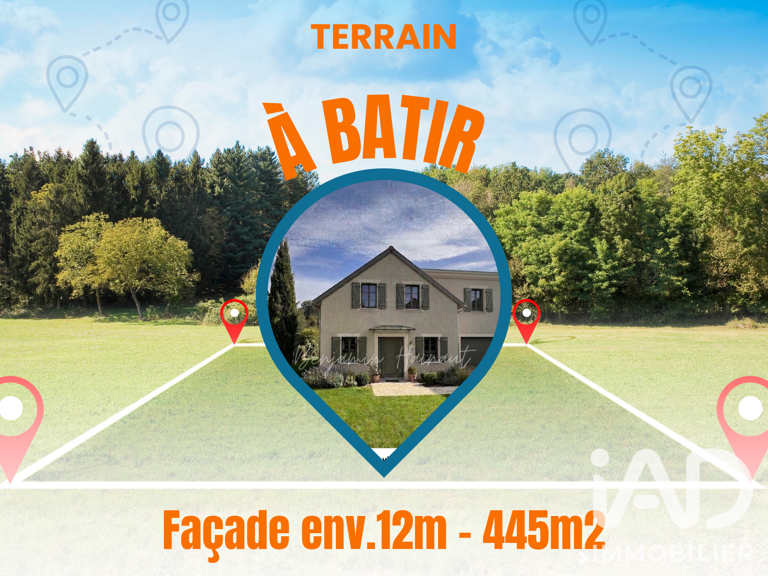 Vente Terrain à bâtir 445 m&sup2; — photo 1
