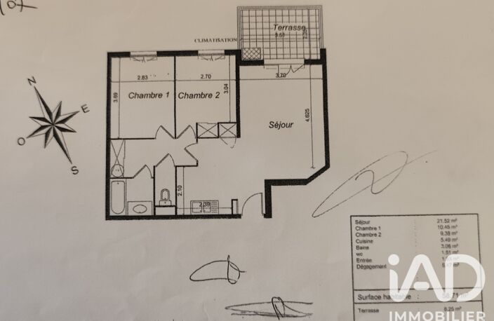 Vente Appartement 3 pièces — photo 2