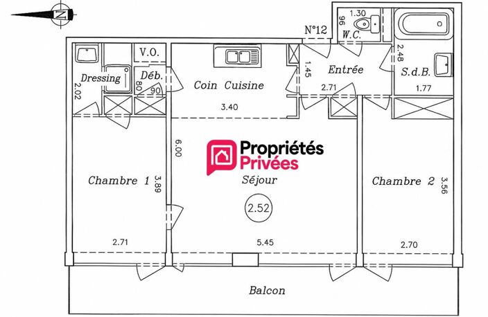 Versailles - Glatigny/Pershing - appartement de 67,18 m² - 2 chambres — photo 4