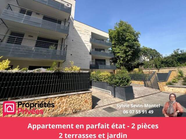 Appartement 2 pièces -Terrasses et jardin - Excellent état — photo du bien