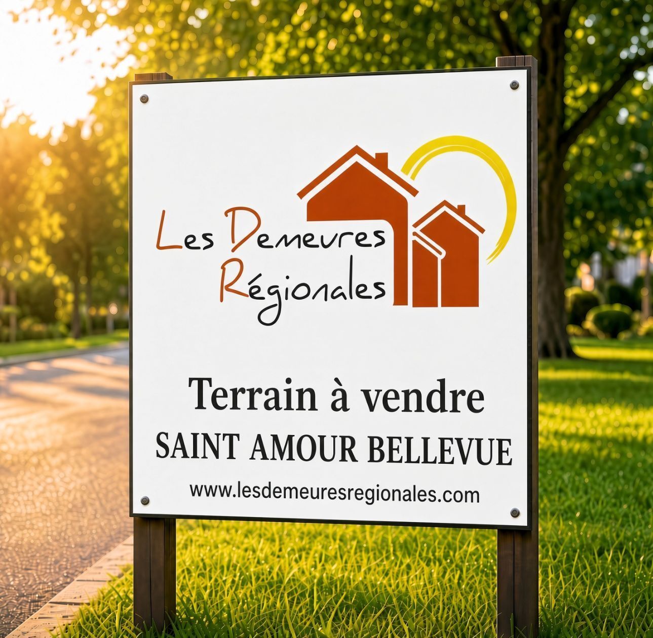 Terrain à bâtir de 860 m² à SAINT-AMOUR-BELLEVUE (71)