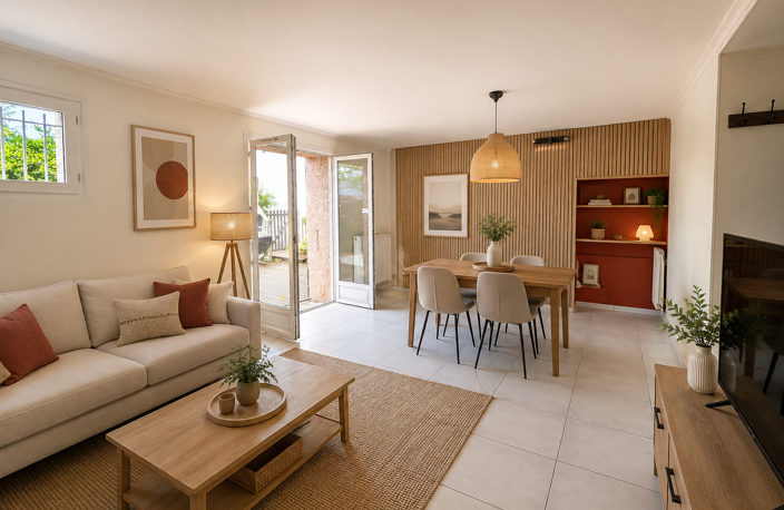 Craponne   T2 avec grande terrasse de 40 m2, parking et box — photo 3