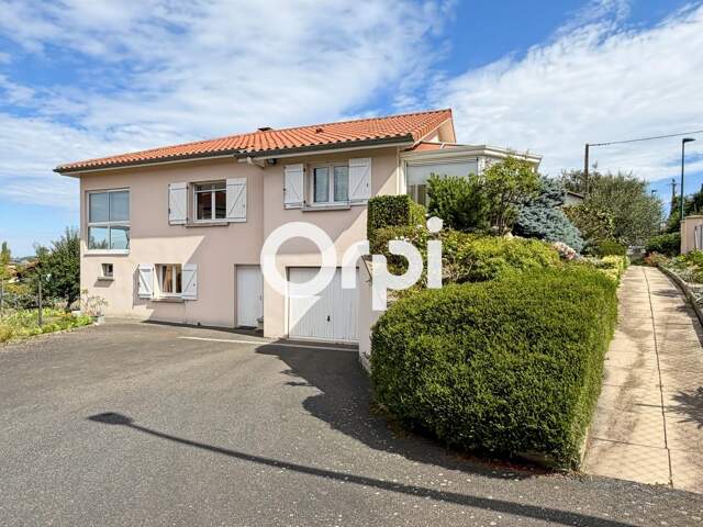 Larajasse — Villa 127 m² exposée Sud-Ouest avec sous-sol complet et terrain de 750 m² — photo du bien