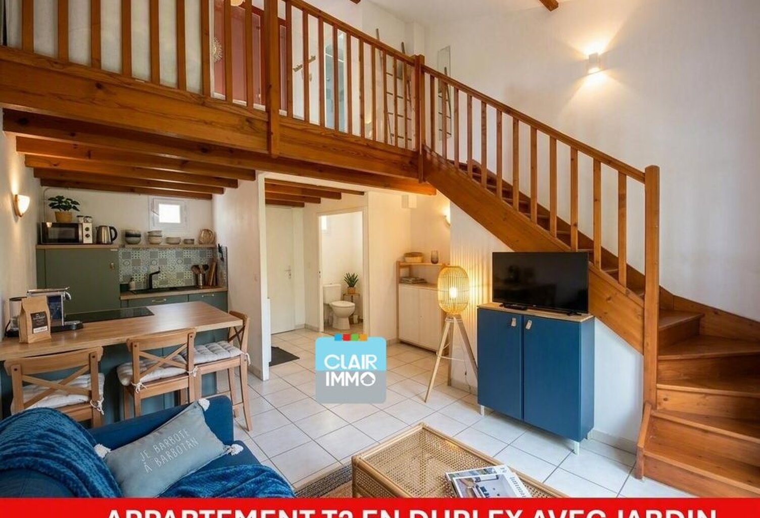 Appartement T2 duplex avec jardin privatif  Résidence Saskia — photo 1