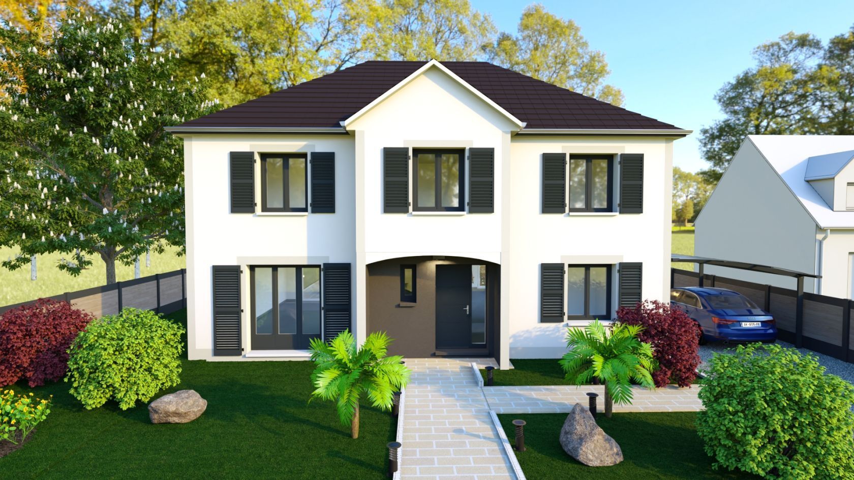 Terrain à bâtir de 268 m² à MEZIERES-SUR-SEINE (78)