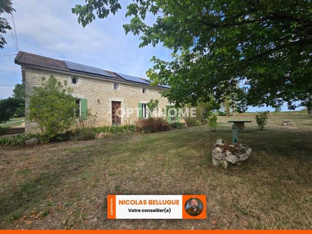 Maison en pierre, 2 ha et piscine avec revenus locatifs — photo du bien