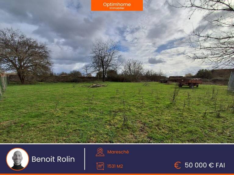 Superbe terrain exposé SUD – 1 531 m² – Proche A28 — photo 1
