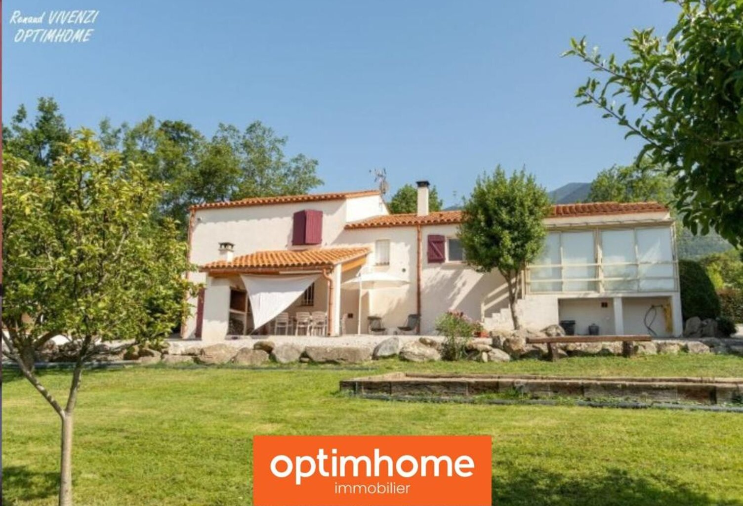 FILLOLS – Villa 4 faces sur 2 785 m², vue montagnes et dépendance — photo 1