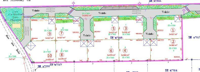 Terrain à bâtir de 330 m2 au prix de 51000 € à PISANY.