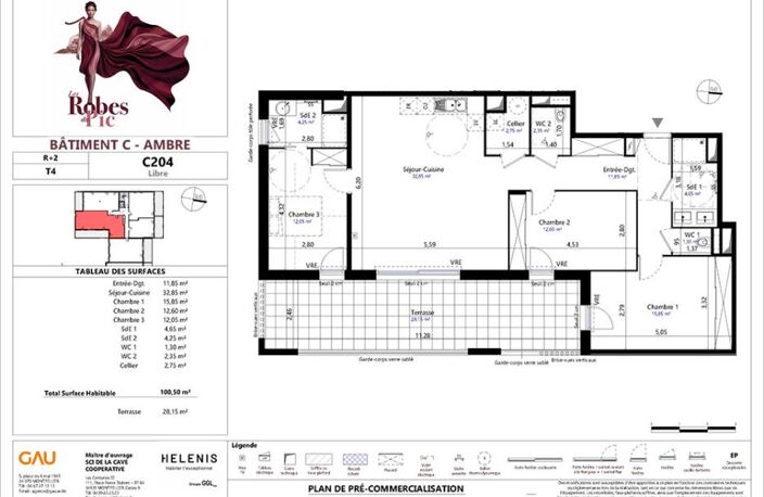 Appartement (T4) - 100.5 — photo 4