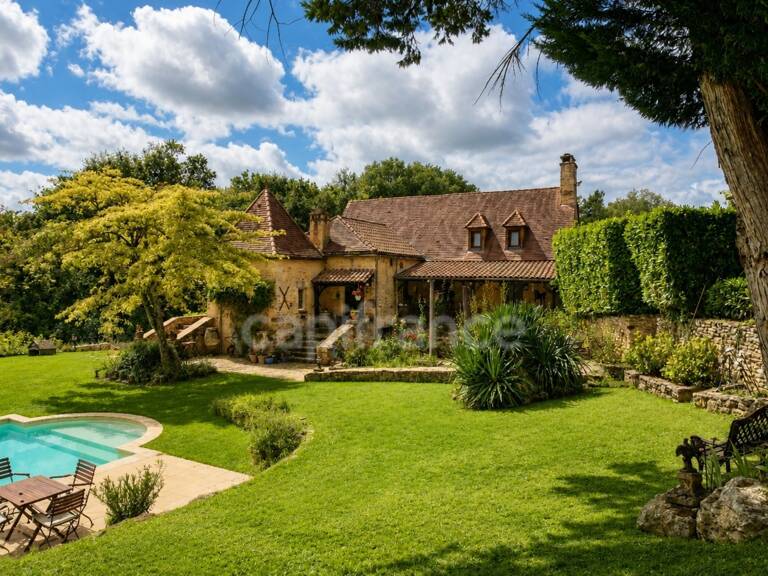 Maison périgourdine en pierre avec gîte, piscine et 1,25 ha de terrain à Doissat — photo 1