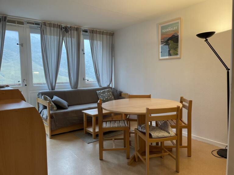 Appartement à vendre 2 pièces LA MONGIE (65) avec balcon, cellier, casier à ski et parking intérieur — photo 1