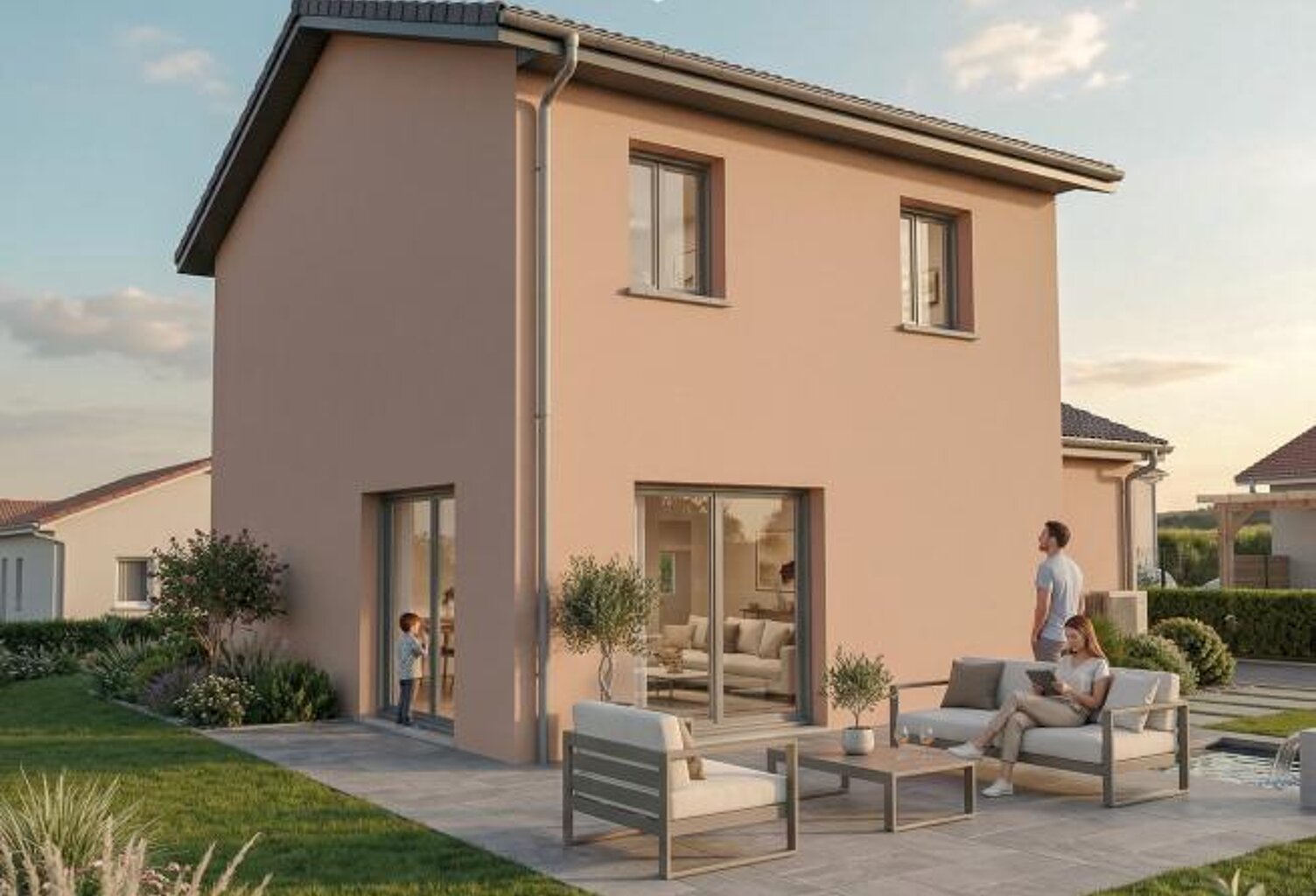 Projet d'une maison individuelle de 85m2 avec terrain à Romans sur Isère (26) — photo 1