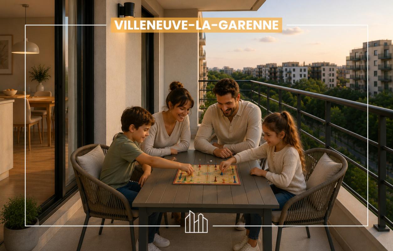 Appartement  T4 à vendre Villeneuve-la-Garenne 92390