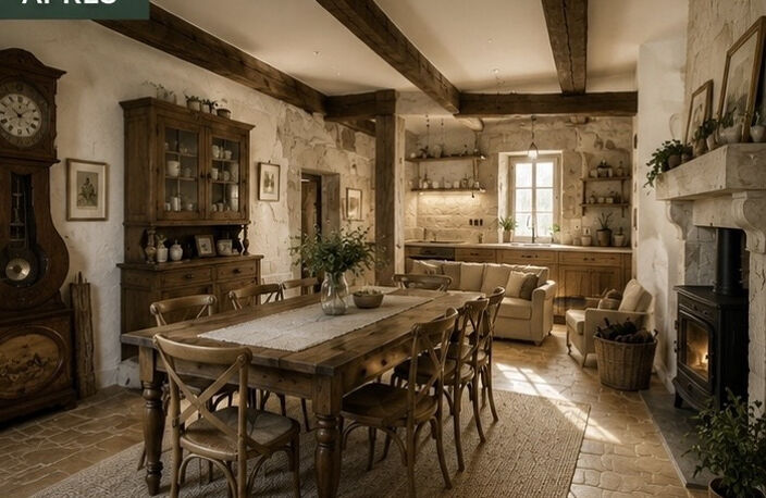 Maison de village de caractère avec cour, terrasse et dépend — photo 4