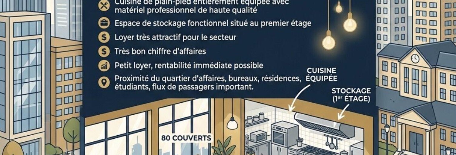 Commerce  90 m² à vendre à Nanterre (92000)