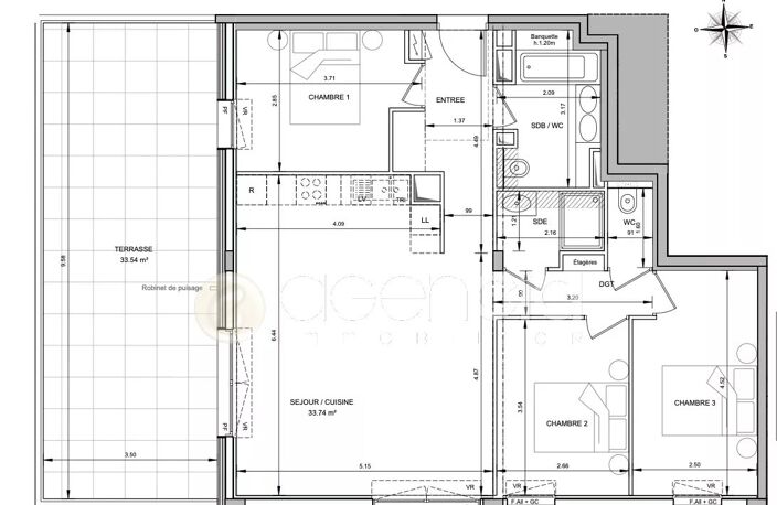 TRAVAUX EN COURS – DERNIÈRES OPPORTUNITÉS 3 ET 4 PIÈCES À CANNES — photo 5