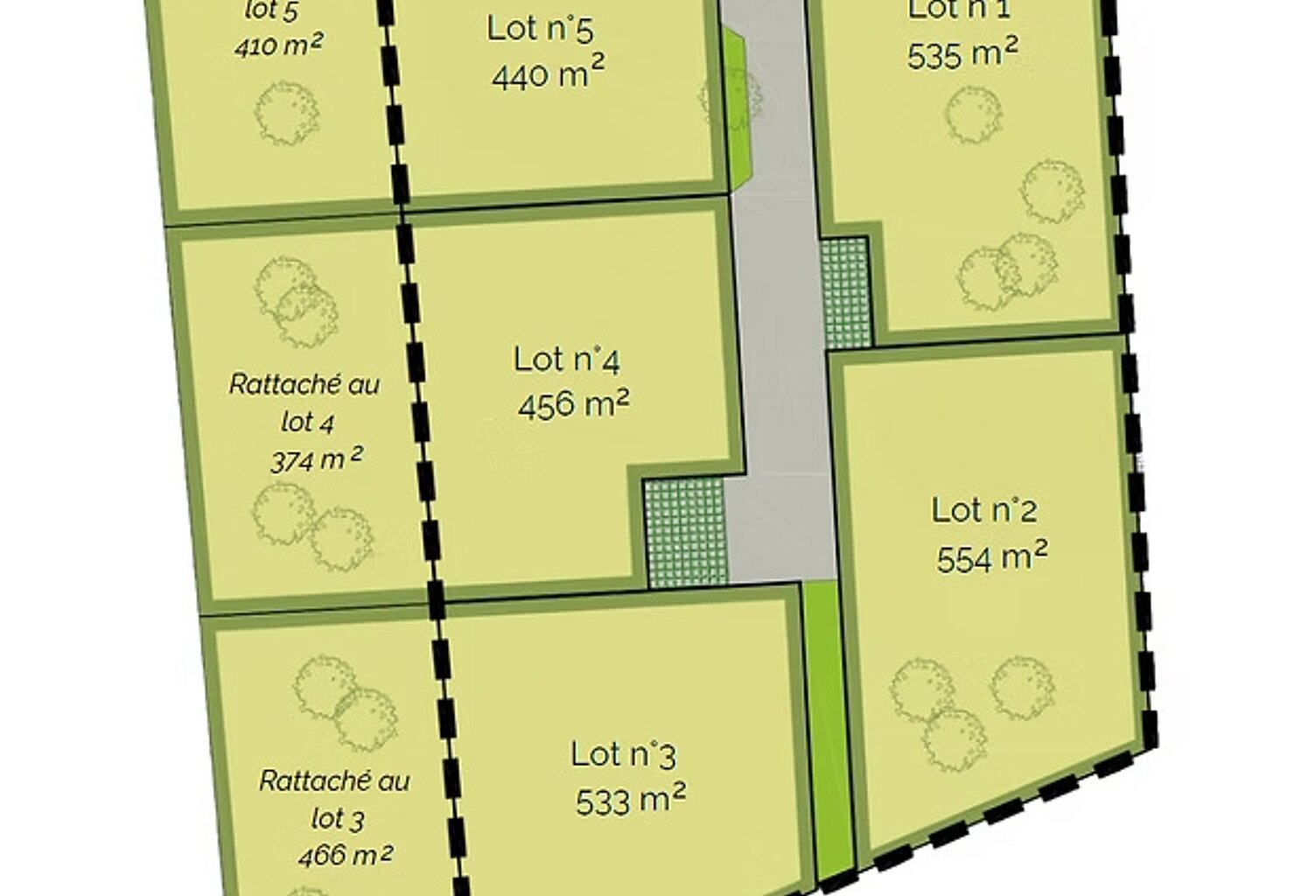 Vente Terrain à bâtir 999 m&sup2; — photo 1