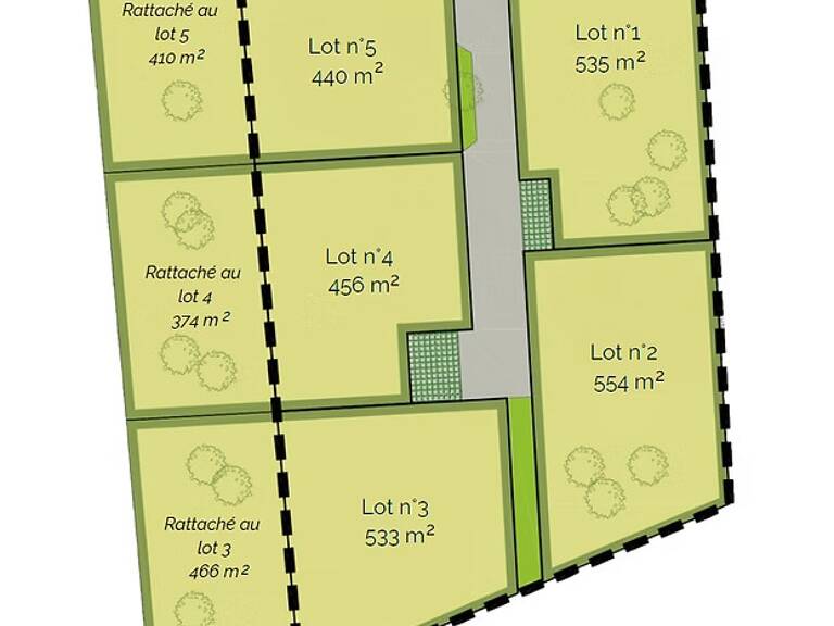 Vente Terrain à bâtir 999 m&sup2; — photo 1