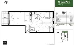 Appartement 3 Pièces 66 m² à vendre à Vannes (56000)