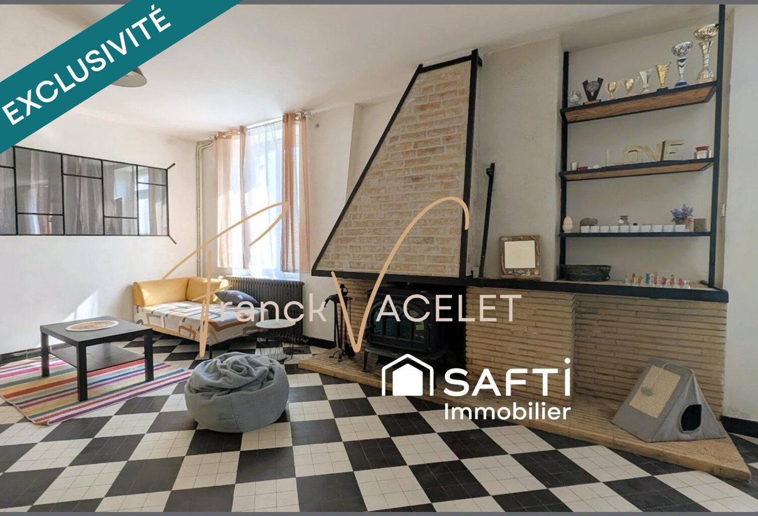 Maison en pierre avec terrasse et local professionnel — photo 1