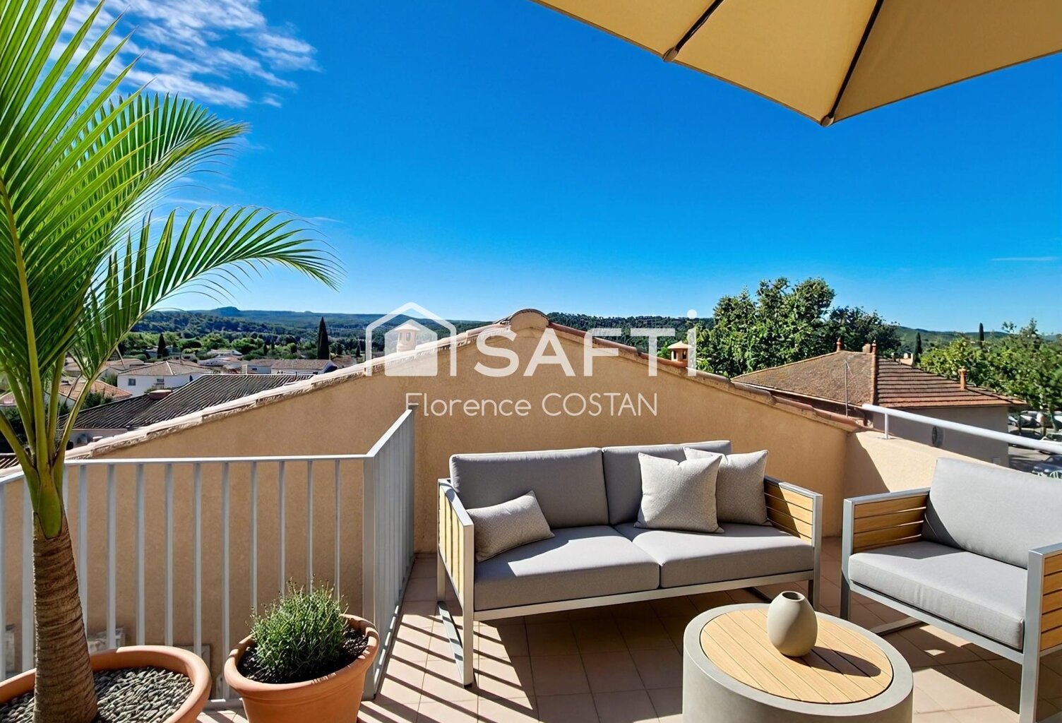 Très bel appartement au centre de Coudoux de 57 m² avec terrasse et garage fermé  Dernier étage — photo 1