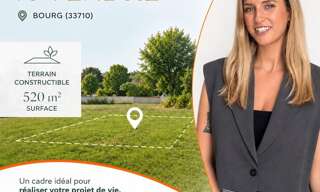 Terrain  520 m² à vendre à Bourg (33710)