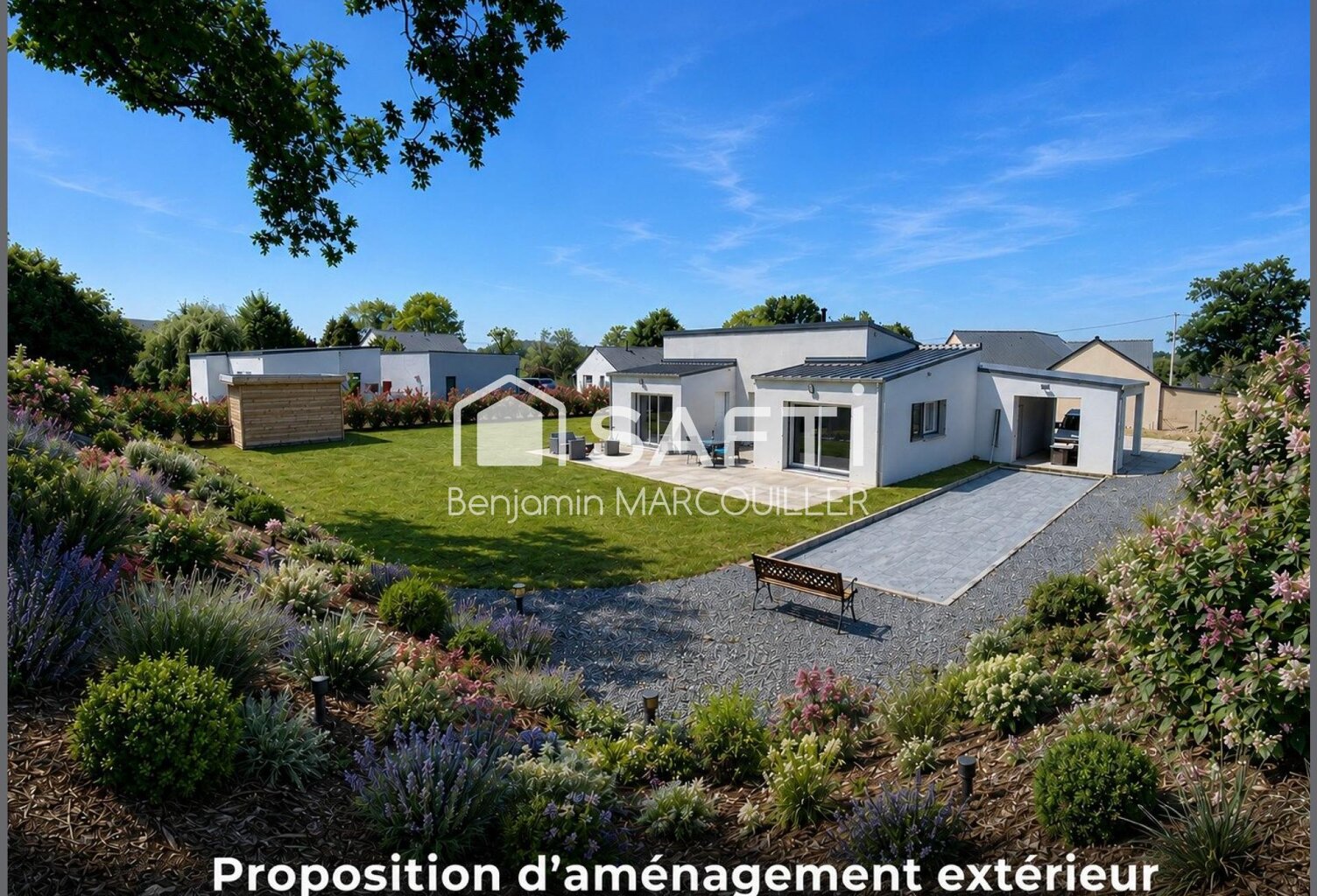 Safti-Benjamin Marcouiller vous propose : Maison contemporaine de 5 pièces. — photo 1