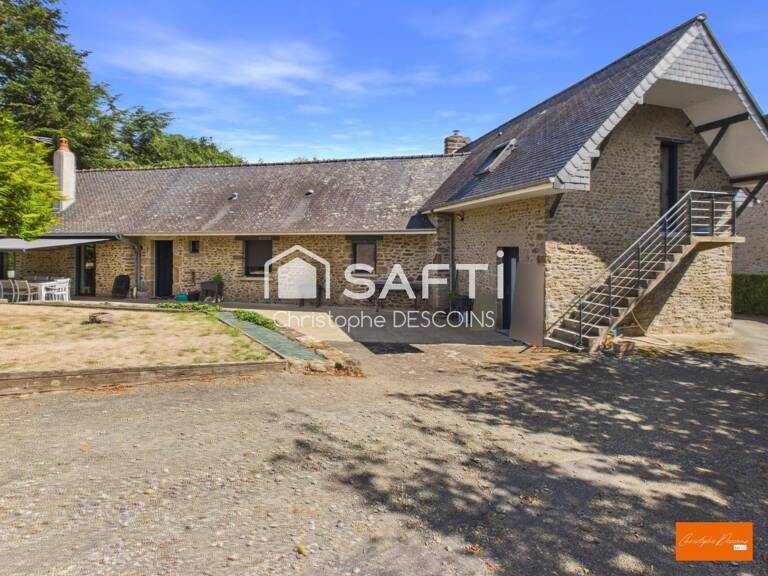 BELLE LONGÈRE DE 160 M² À LA CHAPELLE-AU-RIBOUL — photo 1