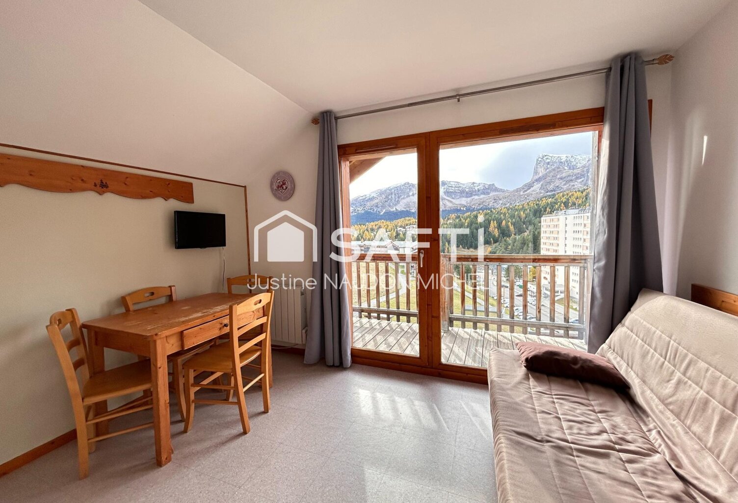 Studio cab 4 pers  Superdévoluy  Vue montagne — photo 1
