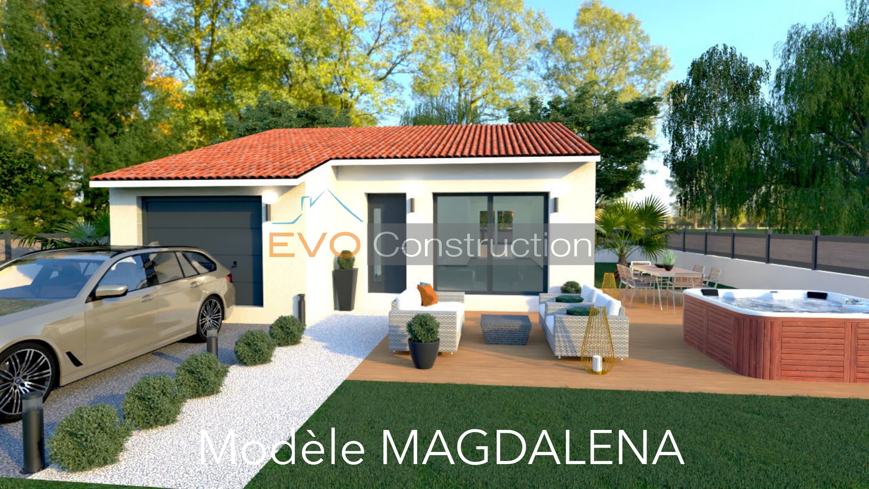 Jolie villa neuve sur Rodès