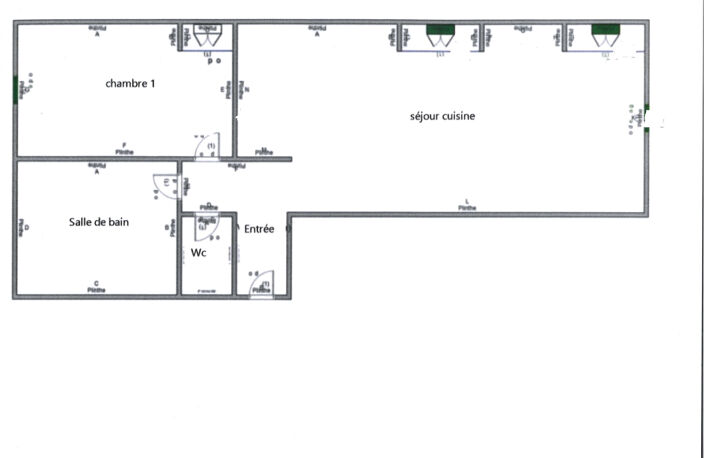 APPARTEMENT T2 42 M2 donnant sur cour — photo 5