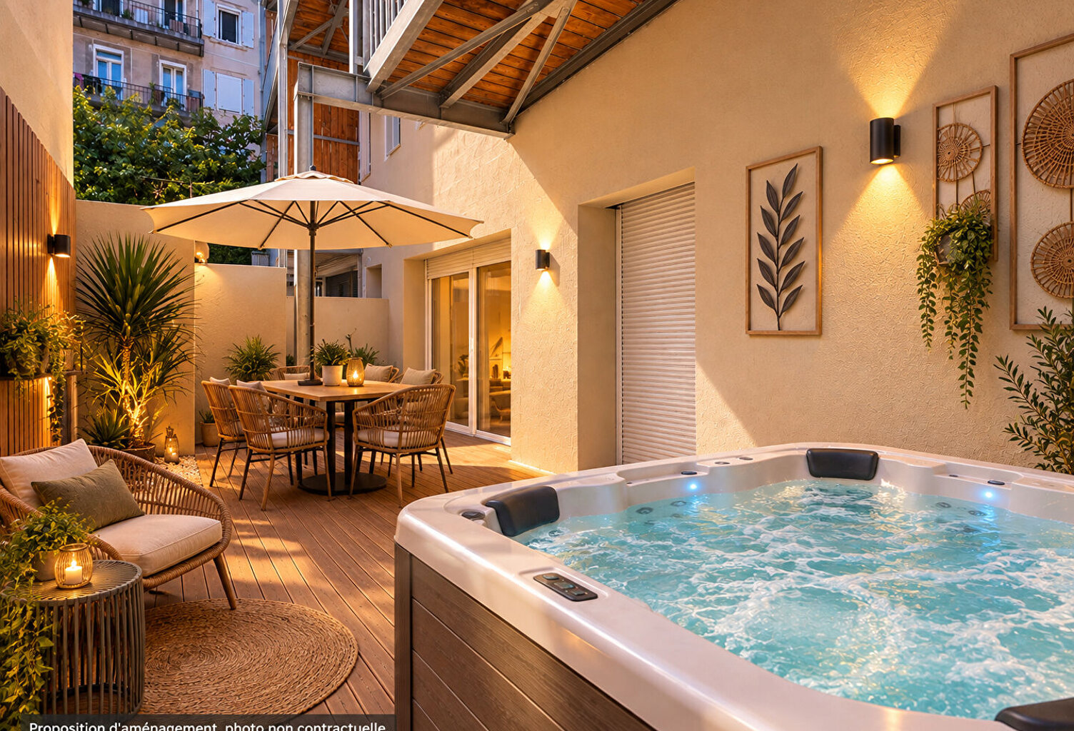 MARSEILLE 6e  VAUBAN | T2 55 m² | COUR 19 m² | PLEIN SUD | IDEAL PIED A TERRE — photo 1