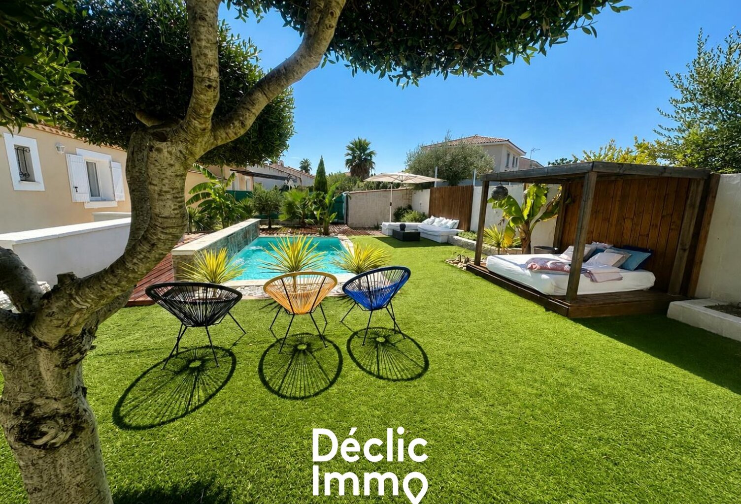 Un véritable cocon avec piscine et jardin paysager — photo 1