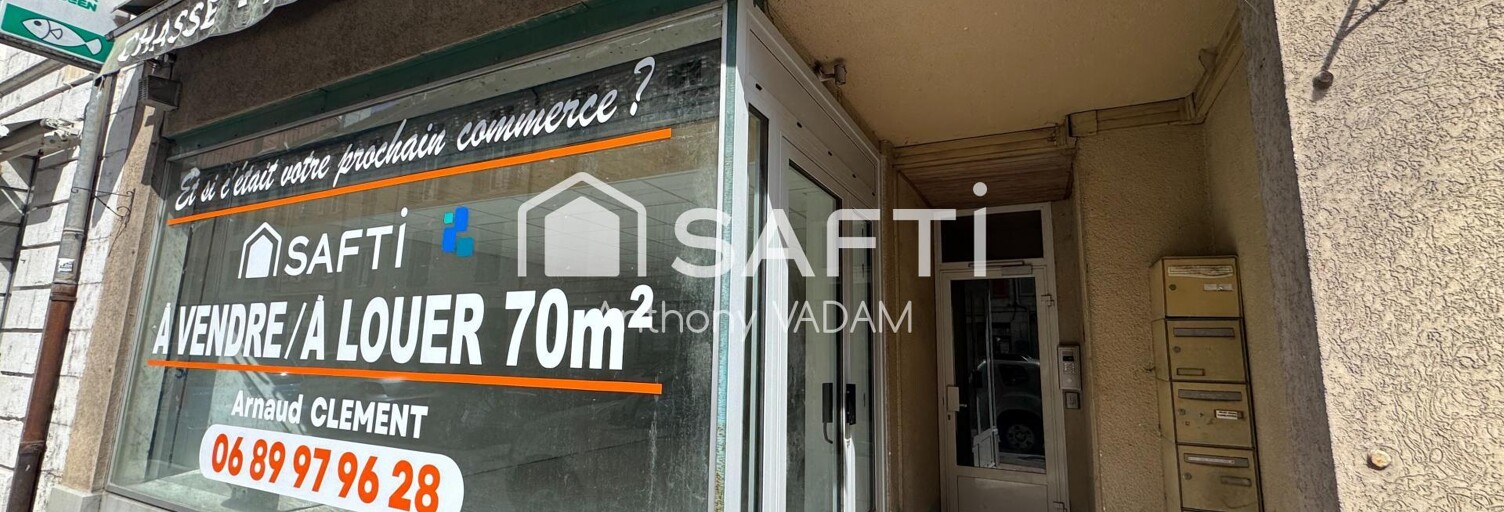 Commerce 2 Pièces 66 m² à vendre à Salins-les-Bains (39110)