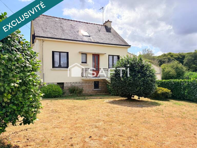 MAISON SUR SOUS-SOL DE 103 M2, 4 CHAMBRES SUR TERRAIN DE 1800 M2 A PLUMELIAU — photo 1