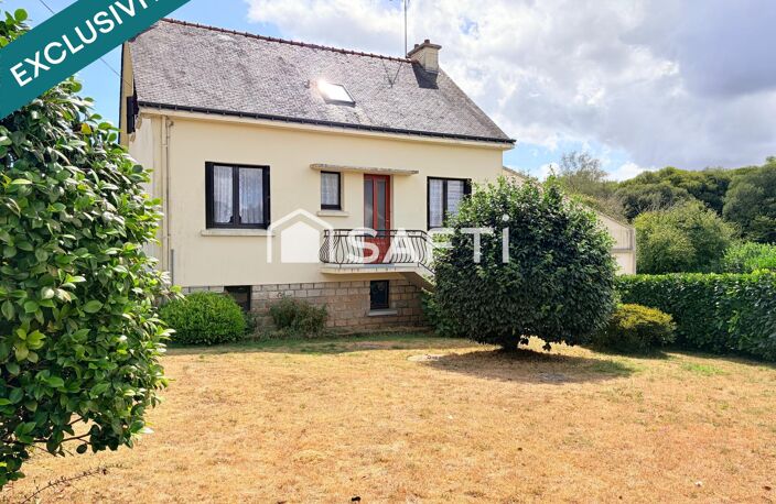MAISON SUR SOUS-SOL DE 103 M2, 4 CHAMBRES SUR TERRAIN DE 1800 M2 A PLUMELIAU — photo 3